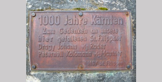 Gedenkstein Kärntner Abwehrkampf - Bild 3