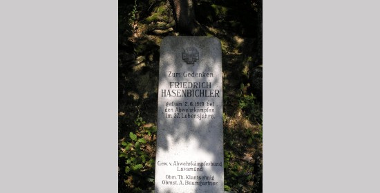 Gedenkstein Friedrich Hasenbichler - Bild 4