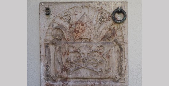 Wappengrabplatte  Abt Benedikt Taxer - Bild 3