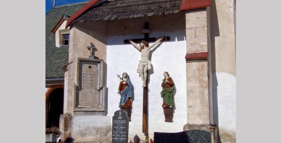 Kreuzigungsgruppe Pfarrkirche Greutschach - Bild 1