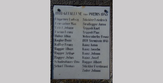 Kriegerdenkmal Preims - Bild 5