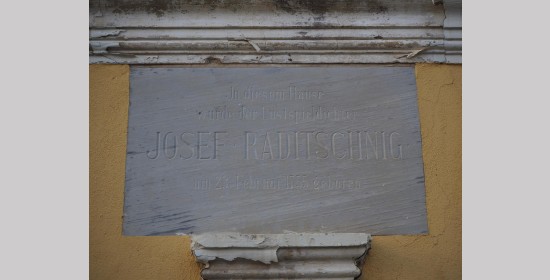 Gedenktafel Josef Raditschnig - Bild 1