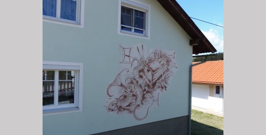 Fassadenmalerei vulgo Flaggl - Bild 1