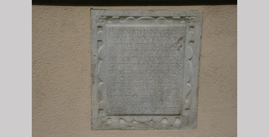 Inschriftenplatte Johann Georg von Stadion - Bild 1