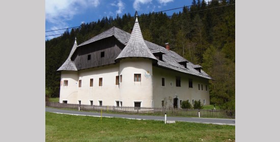 Wappen und Sonnenuhr Schloss Kreuzen - Bild 6