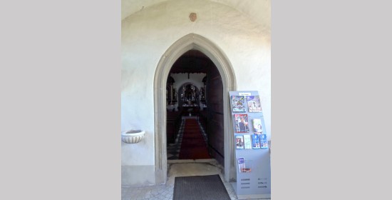 Gotisches Kopfrelief Pfarrkirche Poggersdorf - Bild 2
