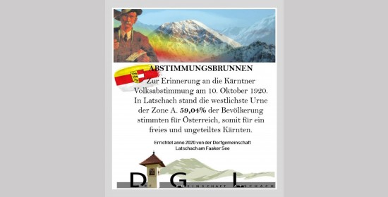 Abstimmungsbrunnen Latschach - Bild 3