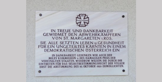 Gedenktafel Kärntner Abwehrkampf - Bild 1