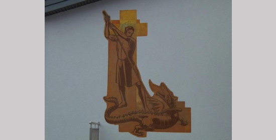 Heiliger Georg am Pfarrhof Feistritz - Bild 1