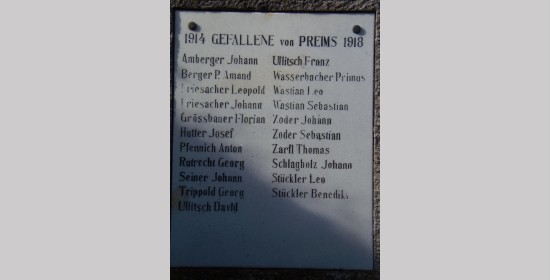 Kriegerdenkmal Preims - Bild 4