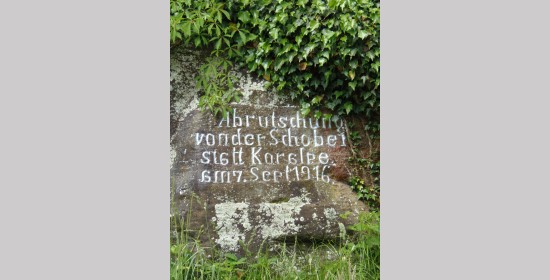 Gedenkinschrift Bergsturz - Bild 3