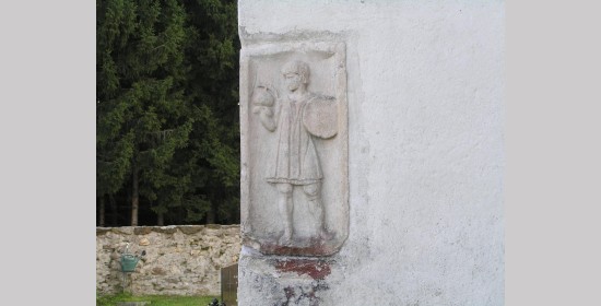 Römerzeitliches Grabbaurelief Gräbern - Bild 2