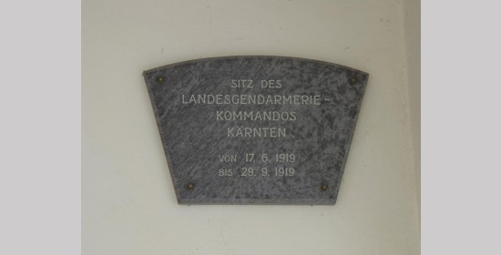 Gedenktafel Landesgendarmeriekommando - Bild 1