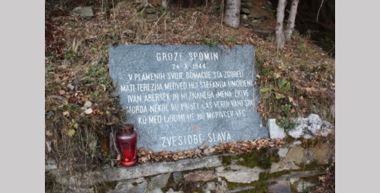 Gedenktafel beim Pečovnik - Bild 1
