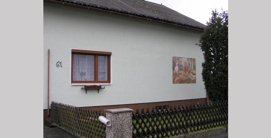 Heiliger Hubertus am Wohnhaus in Altendorf - Bild 1